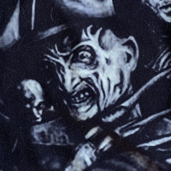 Halloween Horror Jogger Pants‎ Womens Medium All Over Print Scary Movie - Picture 3 of 13